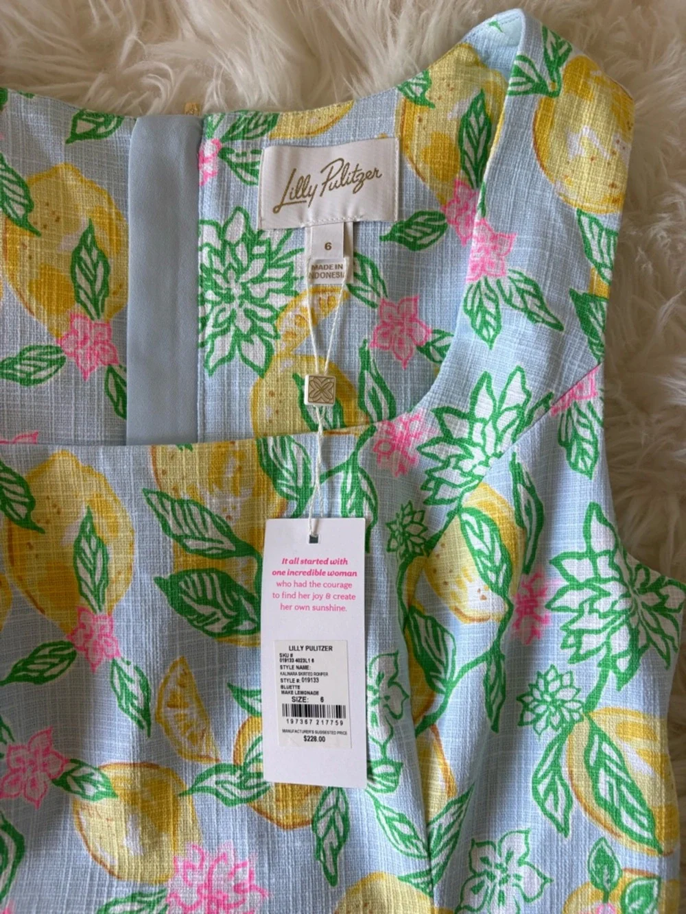 NWT Lilly Pulitzer Kalinara Skirted Romper Size 6 - Picture 3 of 9